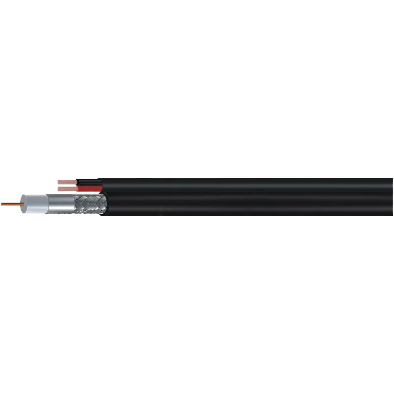 ¿Cuáles son las ventajas significativas del cable coaxial RG6 con fuente de alimentación en comparación con otros tipos de cables CCTV (como el RG59)?